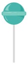 Blue chupa chups, illustration, vector