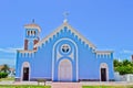 Blue Church Royalty Free Stock Photo