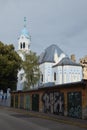 The blue church Bratislava Royalty Free Stock Photo