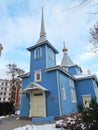 Blue church, Latvia Royalty Free Stock Photo