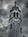 Blue Church - This most attractive Bratislava Art Nouveau building is officially known as the Church of Saint Elizabeth of Hungary Royalty Free Stock Photo