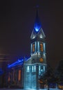 Blue church