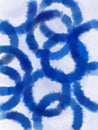 Blue circle shape pattern abstract grunge and splash watercolor beautiful shibori tie dye batik paint Texture decoration