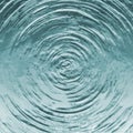 Blue circle water ripple background,after water drop,water texture,illustration Royalty Free Stock Photo