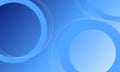 blue circles lines pattern with smooth gradient modern abstract background Royalty Free Stock Photo