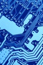 Blue circuit board macro