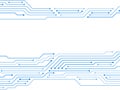 Blue circuit board or motherboard texture vector