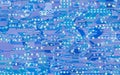 Blue circuit board texture Royalty Free Stock Photo