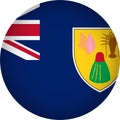Anguilla 3D model of country flags around the world Royalty Free Stock Photo