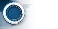 Blue circular technology background with copy space Royalty Free Stock Photo