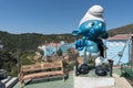 The Blue City Of Juzcar Andalucia, Spain