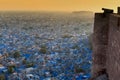 The blue city of Rajasthan Jodhpur.India