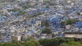 Blue city view Jodhpur in Rajasthan