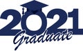 Blue Class of 2021 Graduate Banner
