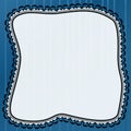 Blue Classic Border (Square Frame Edge for Social Media) - Masculine Background