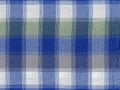 Blue classic plaid fabric, background pattern geometric abstract design Royalty Free Stock Photo