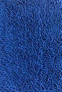 Blue cleaning doormat Royalty Free Stock Photo