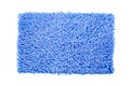 Blue cleaning feet doormat or carpet texture. Royalty Free Stock Photo