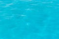 Blue clear pool water abstract reflection wave surface background aqua fresh clean