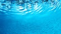 Blue clear water background top view. Generative ai design Royalty Free Stock Photo