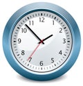 Blue clock