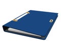 Blue closed folder