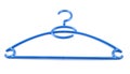 Blue cloth hanger Royalty Free Stock Photo
