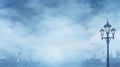 Abstract sky textured grunge paper cloud wallpaper background background blue light Royalty Free Stock Photo