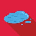 Blue cloud computing data storage representing online server and database technology