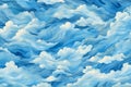 Blue cloudy sky abstract background Royalty Free Stock Photo