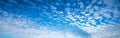 Blue cloudy sky panorama Royalty Free Stock Photo