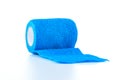 Blue Coban, Bandage Wrap Royalty Free Stock Photo