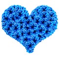 Blue Cockades Heart Royalty Free Stock Photo