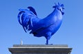 The Blue Cockerel in Trafalgar Square Royalty Free Stock Photo