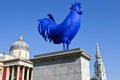 The Blue Cockerel in Trafalgar Square Royalty Free Stock Photo