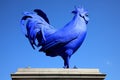 Blue Cockerel, Trafalgar Square Royalty Free Stock Photo