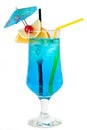 Blue cocktail