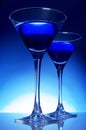 Blue coctail Royalty Free Stock Photo