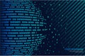 Blue coding background. Abstract coding background. Modern abstract background.