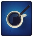 Blue Coffee 972 Royalty Free Stock Photo