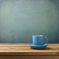 Blue coffee cup Royalty Free Stock Photo