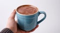The blue coffee mug.AI generated image Royalty Free Stock Photo