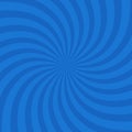 blue color circle swirl burst background. Vector Royalty Free Stock Photo