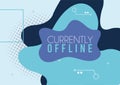 blue currently offline template