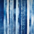 Striped Paintings: Contemporary Quilts In Blue And White