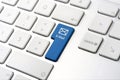 E-mail button on keyboard Royalty Free Stock Photo