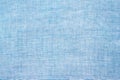 Blue color mesh fabric textured background, canvas