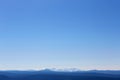 Blue color of mountains at dawn , Russia, Siberia