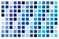 Blue color palette vector illustration illustration vector Royalty Free Stock Photo