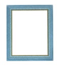 Blue color picture frame Royalty Free Stock Photo